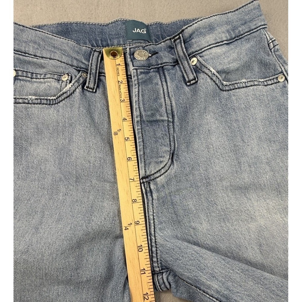 JAG Rachel Jeans Womens 4/29 Light Wash High Rise Straight Leg Button Fly - Picture 4 of 9